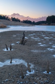 Tatry od rybníka Zlatná Tatry od rybníka Zlatná