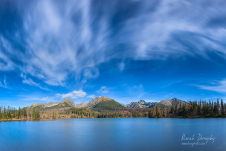 Tatry od Štrbského plesa
