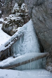 Zamrznutý Malý vodopád