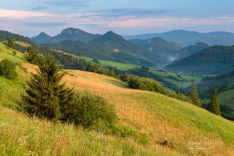 Pieniny z Lesníckeho sedla