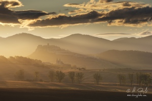 Spišský hrad a Spišská Kapitula v rannom svetle