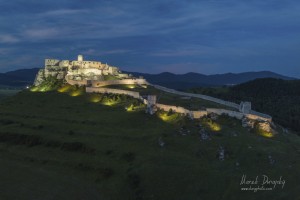 OSvetlený Spišský hrad