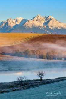 Tatry od Vrbovského rybníka