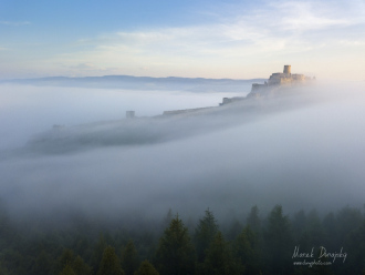 Spišský hrad v hmle Spišský hrad v hmle