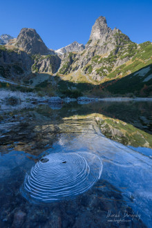Jastrabia veža a Zelené pleso Jastrabia veža a Zelené pleso