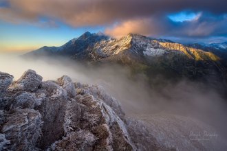 Tatry v Vyšného Kopského sedla