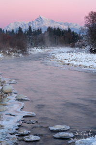 Zimný Kriváň a rieka Belá